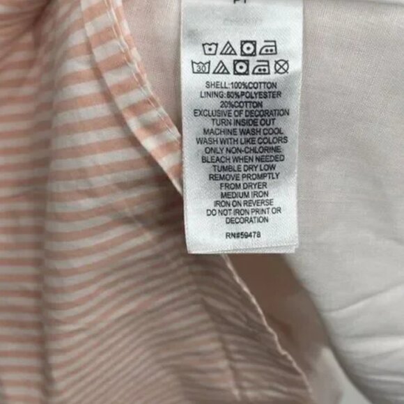 Girls Sundress Stripe Floral Ruffle Strap Pink - Picture 8 of 8